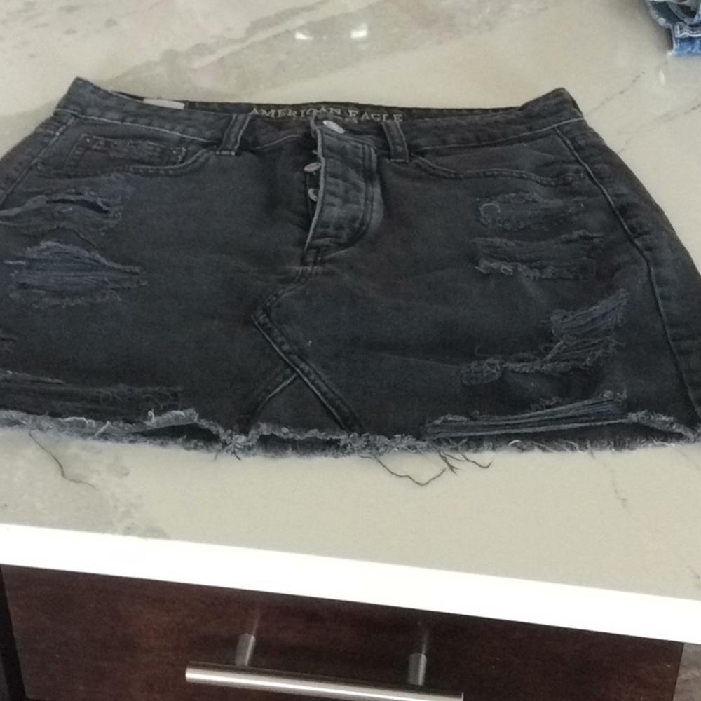 American eagle denim skirt
